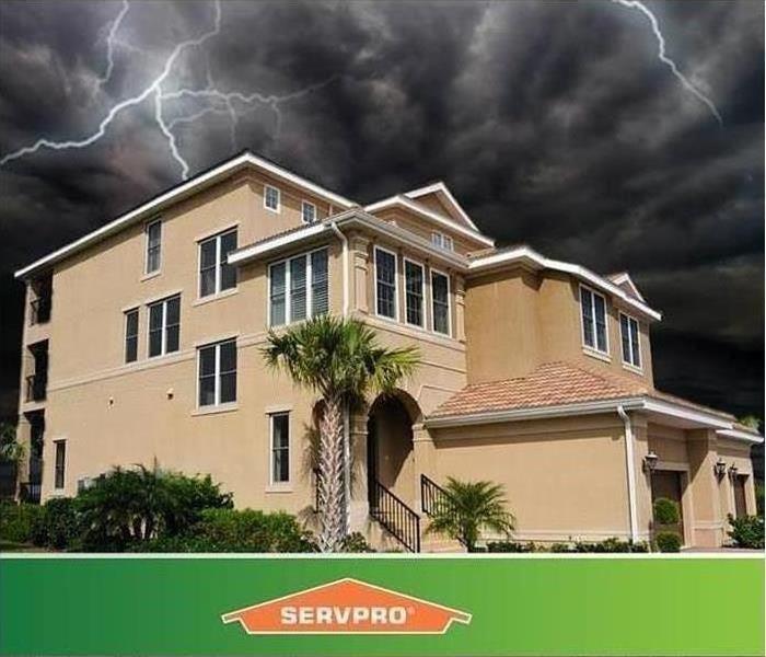 SERVPRO logo and big house